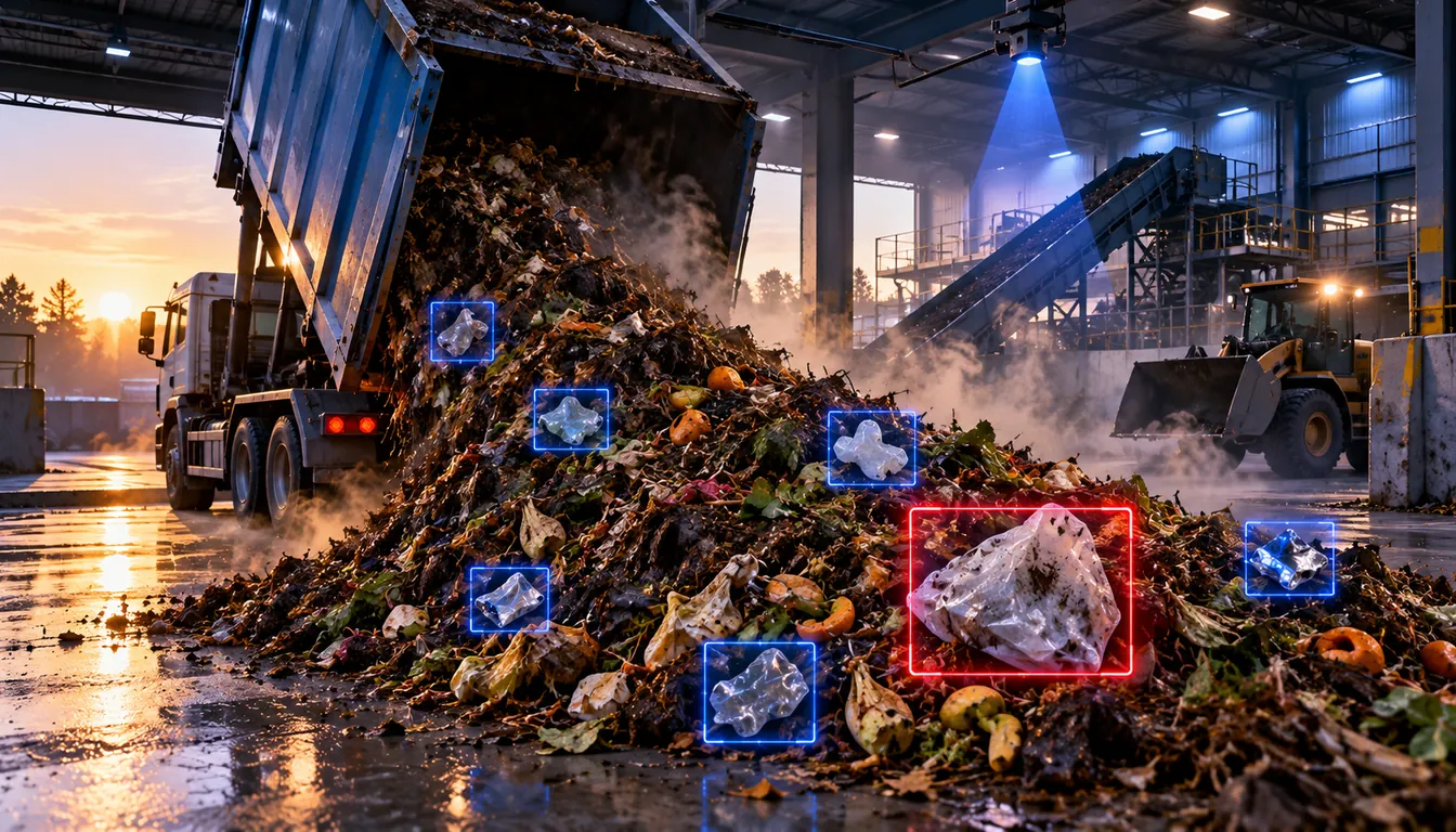 Plastik in der Biotonne: Strafe, Gebühr oder Rücknahme? Was die Bioabfallverordnung regelt und wer am Ende zahlt (Mit KI erzeugtes Bild)