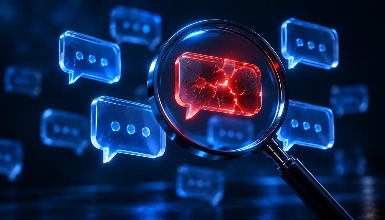KI-Faktencheck: was ChatGPT und Co. über euer Unternehmen sagen (Mit KI erzeugtes Bild)